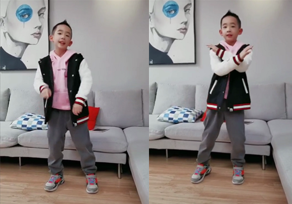 Jasper暴风长高，满身奢侈品梳鸡冠头逗应采儿，跳街舞可爱