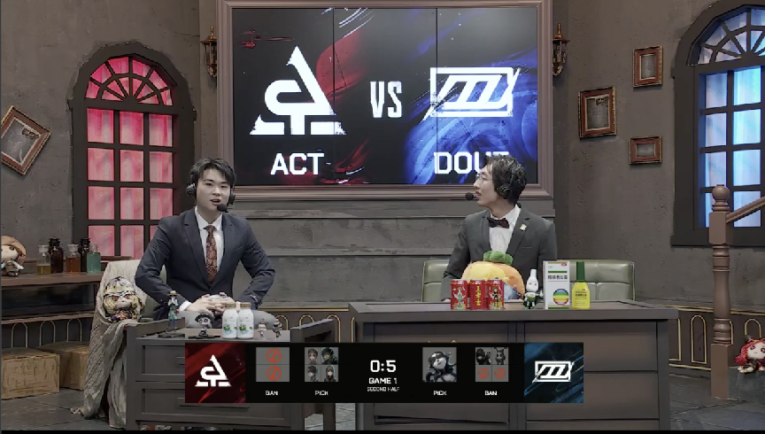 第五人格2021IVL夏季赛常规赛ACT vs DOU5第一局