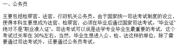 法学专业就业前景和就业方向都有哪些呢(图5)