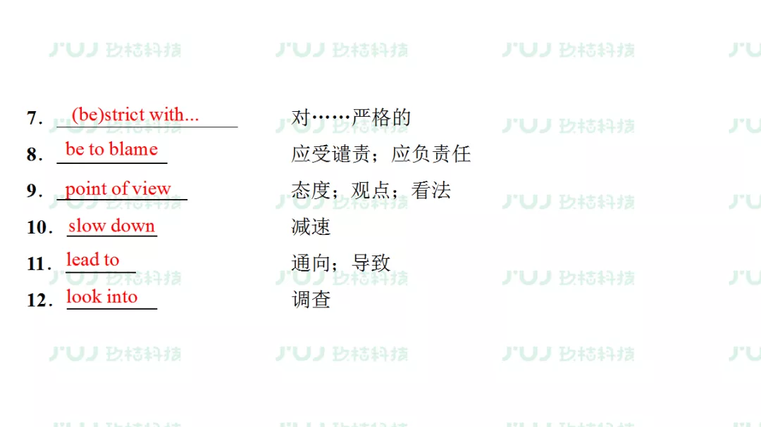 高考英语一轮复习：必修5 Unit1（人教版重难点、考点）