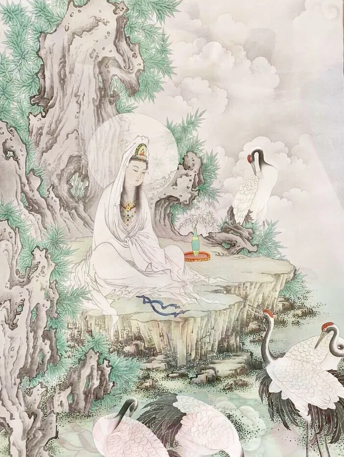 首届海峡两岸“佛门书画艺术展”作品在线欣赏:仁悟法师作品