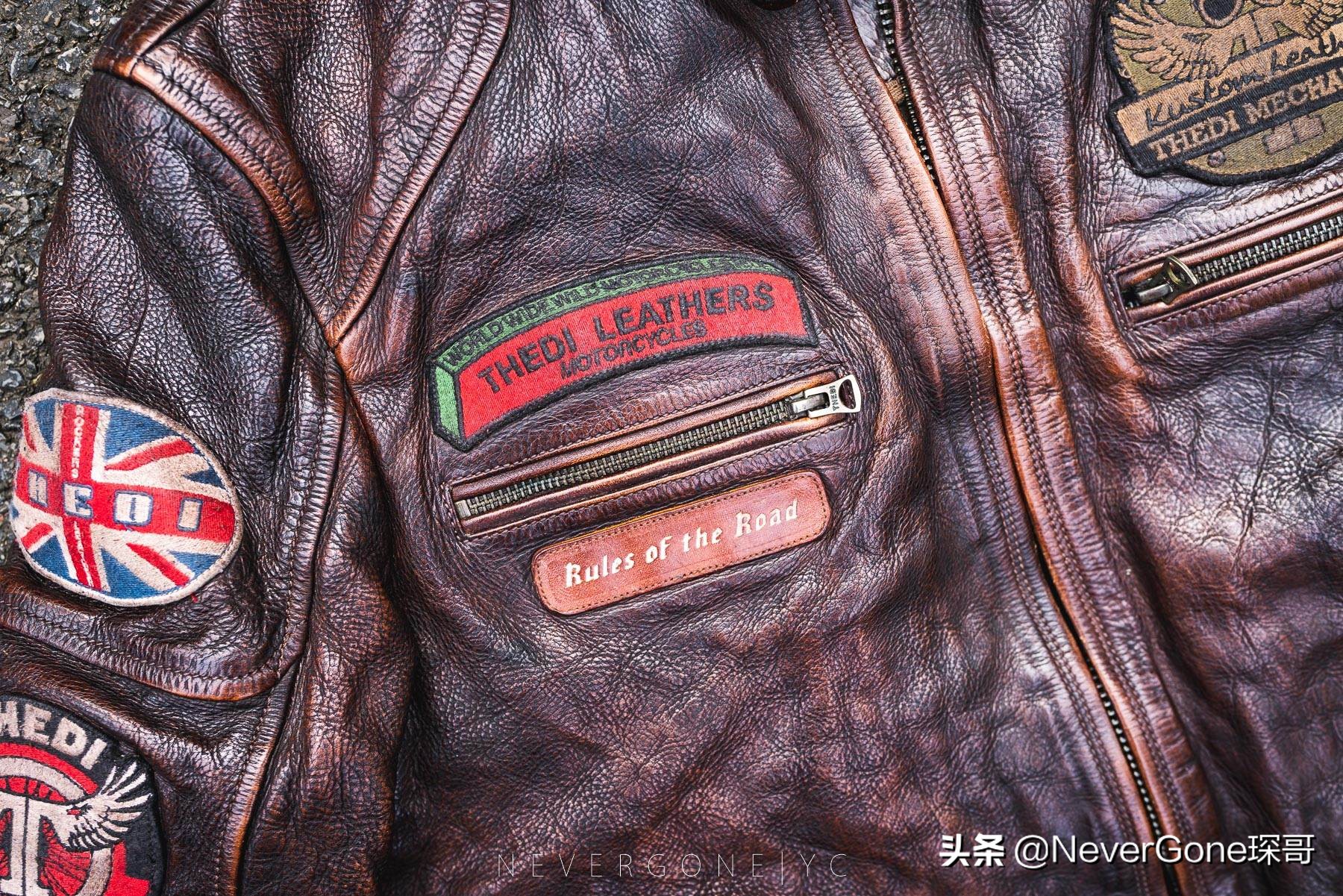 小众没人气的皮衣：Thedi J100做旧机车皮衣
