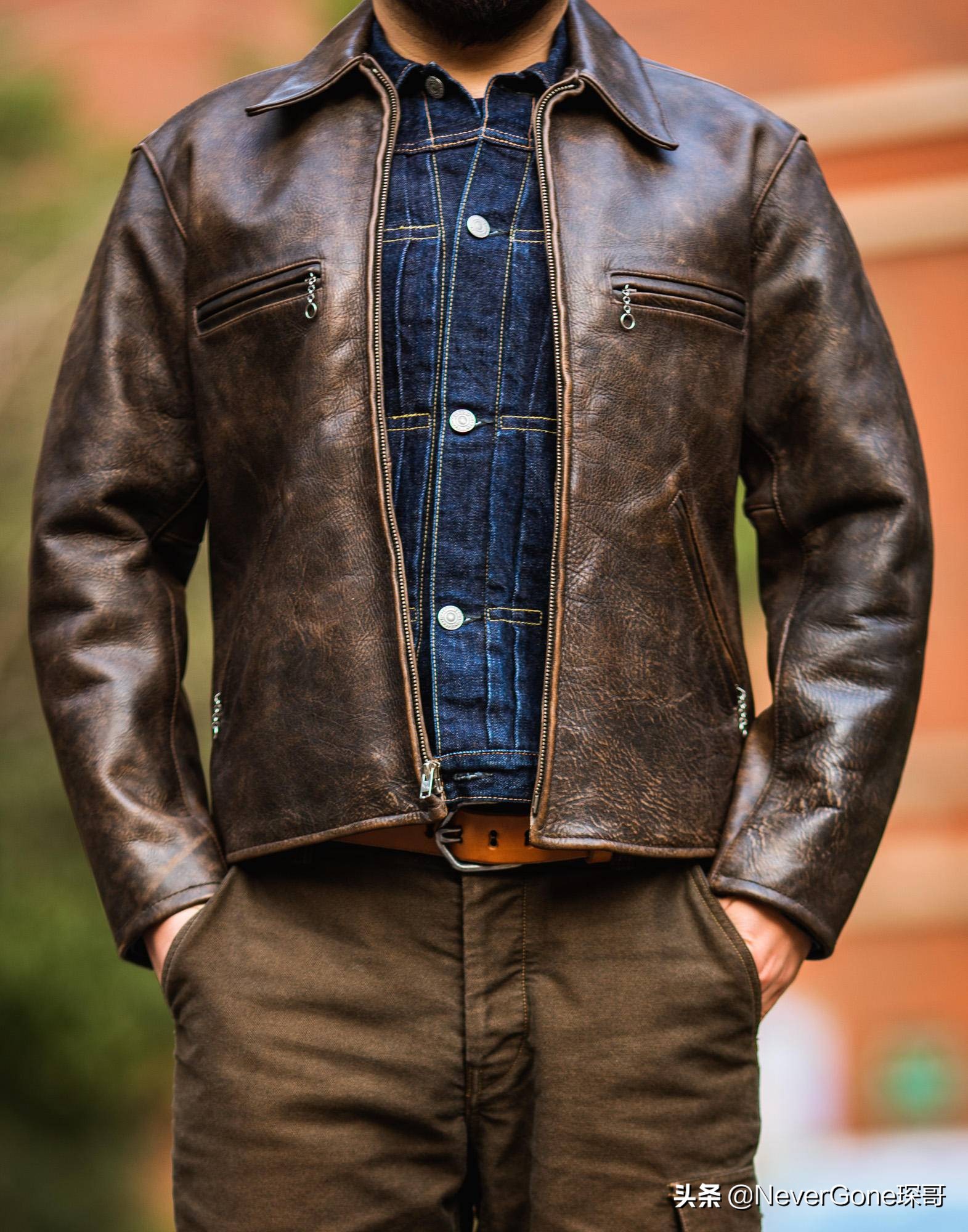 看看皮带扣？Companion Denim赫尔曼橡树植鞣腰带