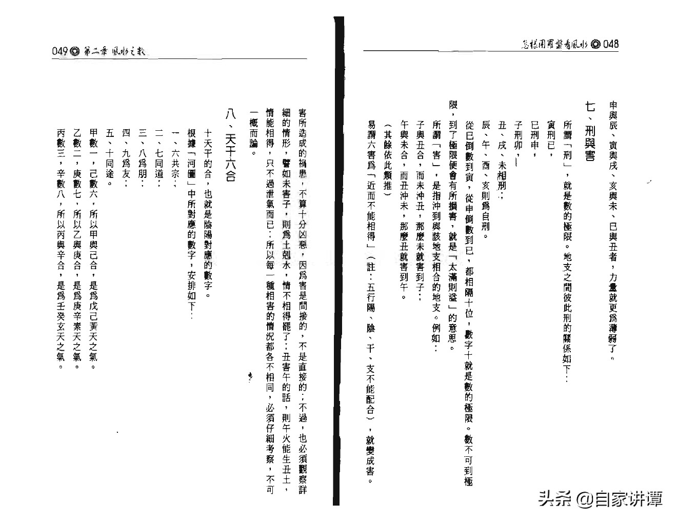 风水类旧书——《怎样用罗盘看风水》上