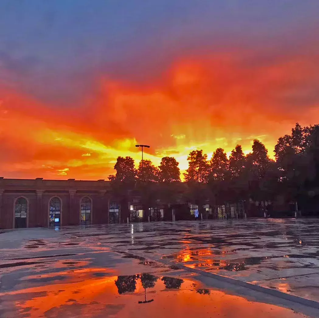 There is fine day not merely after the rain of school of duty of hope ｜ hope, the rosy clouds that still has string of hold up popular feeling is all over the sky...