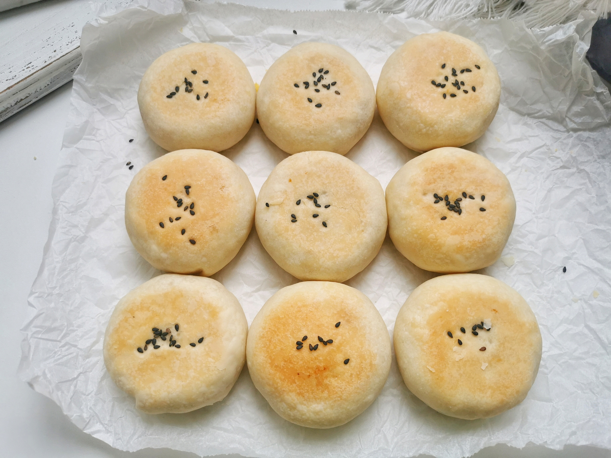 自制绿豆饼，低糖少油无需炒豆沙，清凉解暑促消化，平底锅也能做