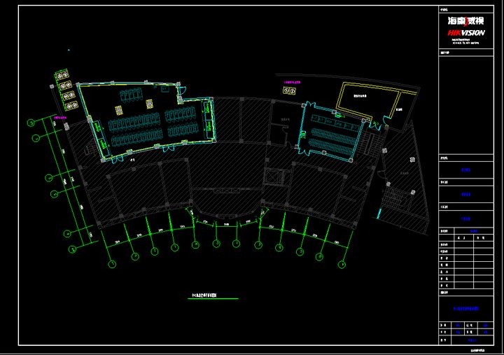 海康威视设计：标准的数据中心机房设计图集DWG，70张图纸