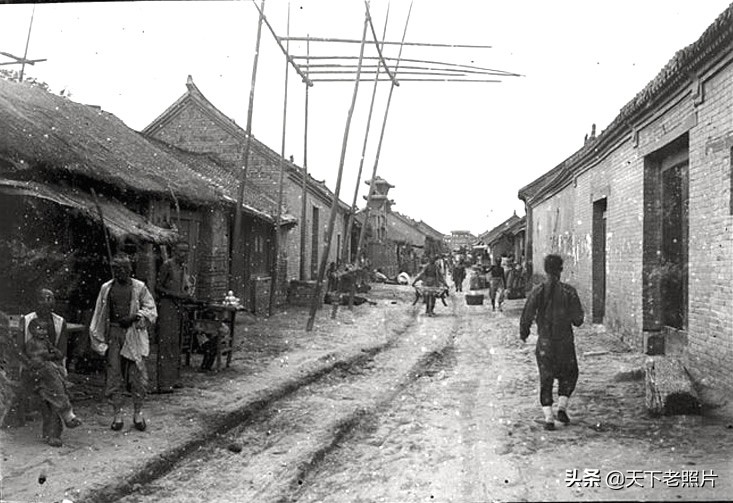 1907年河南归德府（今商丘）老照片  百年前的商丘风貌