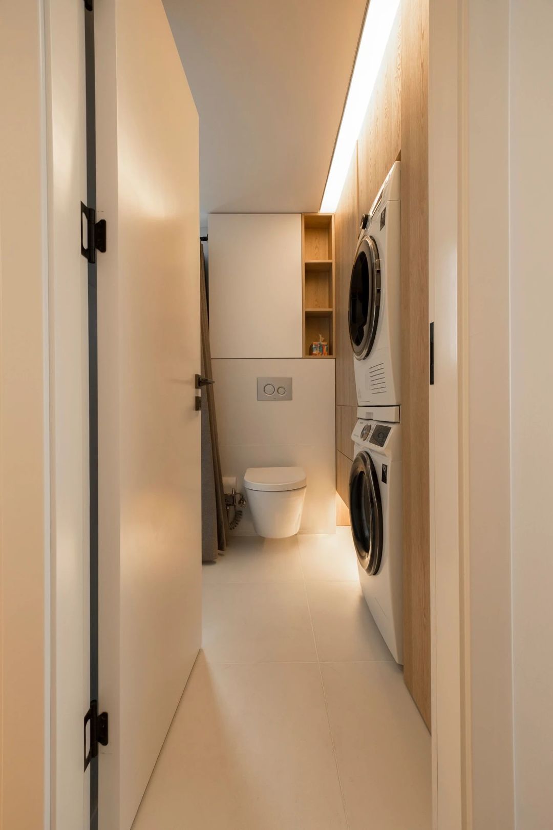 这个小家把户型利用到了极致，50㎡两房一厅，空间丝毫不浪费
