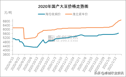 南方大豆价格持续拉升，目前豆价已突破历史高点，短期恐难回落