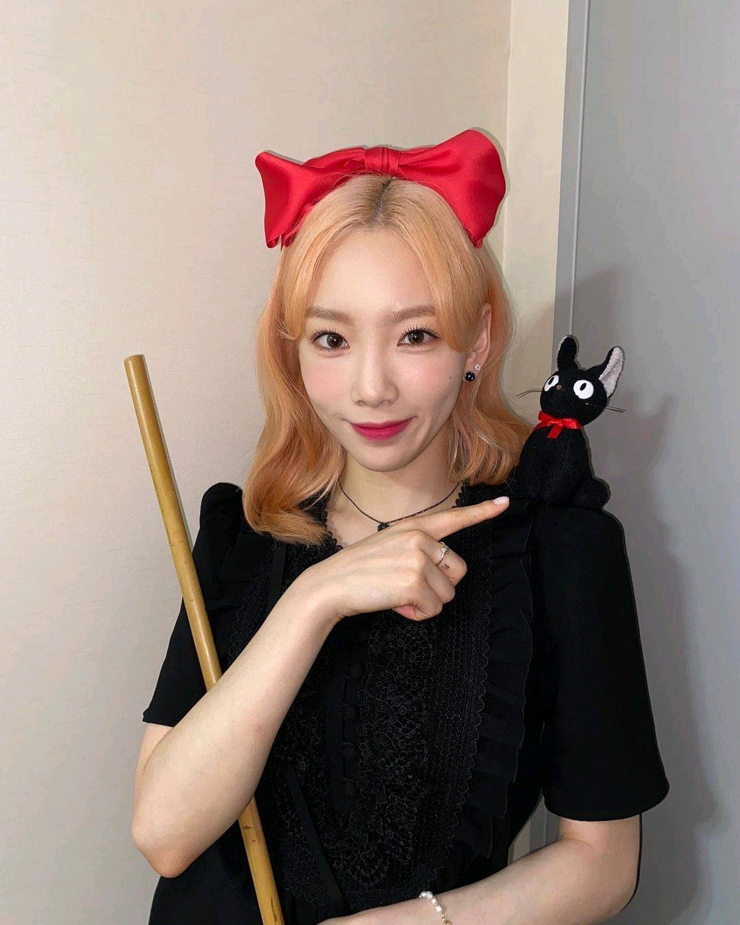 泰妍，突如其來的獵奇自拍，韓國人：真的要去精神病院了