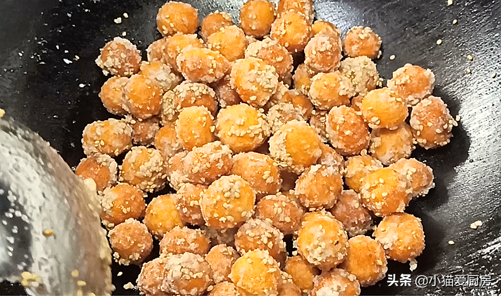 圖片[13]-【芝麻紅薯球】做法步驟圖 香甜美味還解饞 小孩子喜歡-起舞食譜網