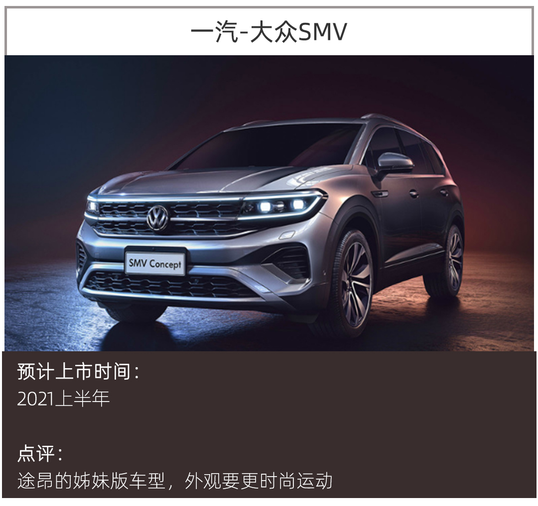 2021年SUV前瞻，途昂/汉兰达推出姊妹车型，奇骏迎来换代