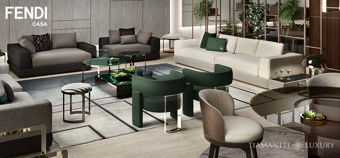 FENDI CASA意大利进口欧式沙发图片，直击奢华美感