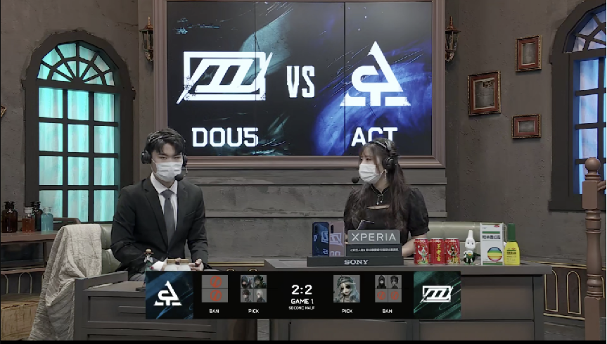 第五人格2021IVL夏季赛常规赛 DOU5 vs ACT 第一局