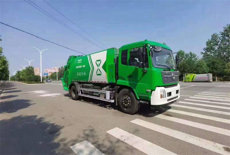东风天锦国六压缩式垃圾车