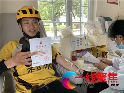 永康红十字宣传服务队开展"爱相髓"造血干细胞捐献采样宣传活