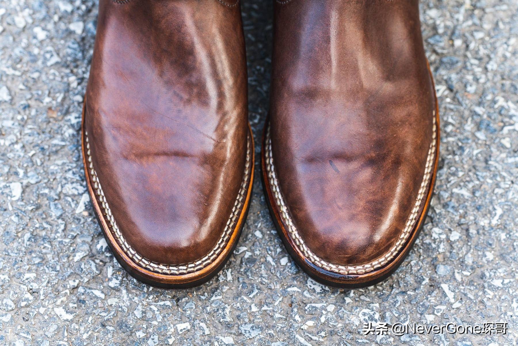 一双少见但高端的电工雨鞋——Viberg 2060马皮工程师