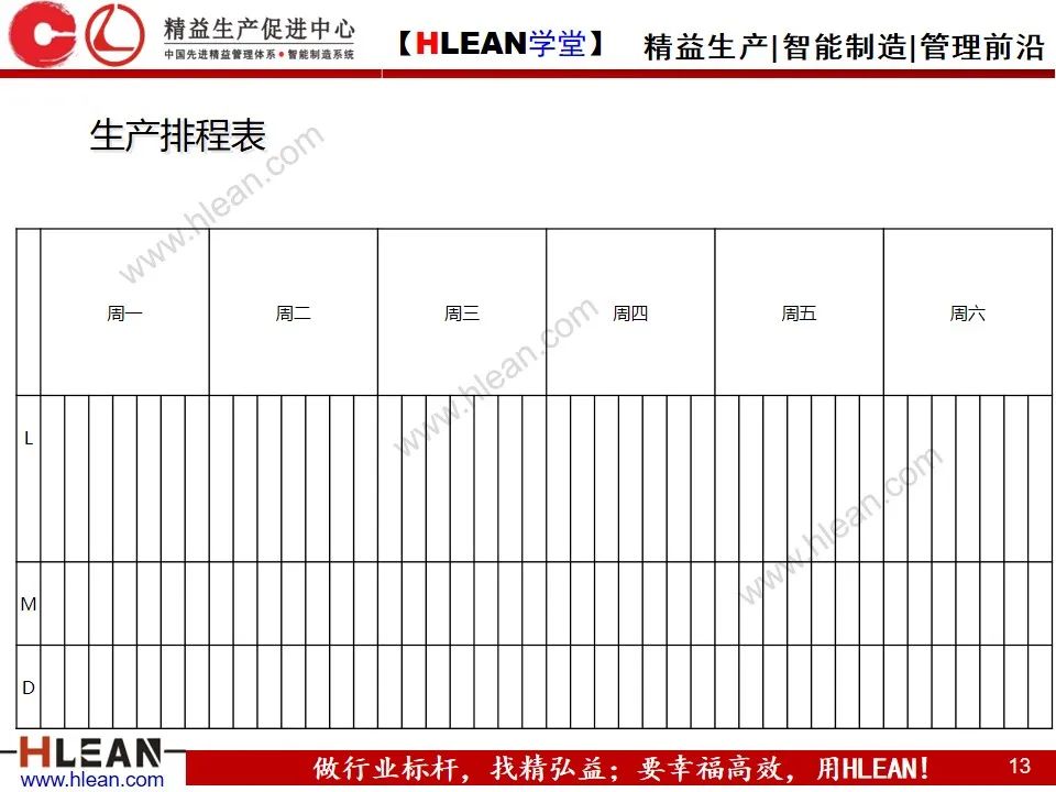 「精益学堂」敏捷生产计划与排程管理（下篇）