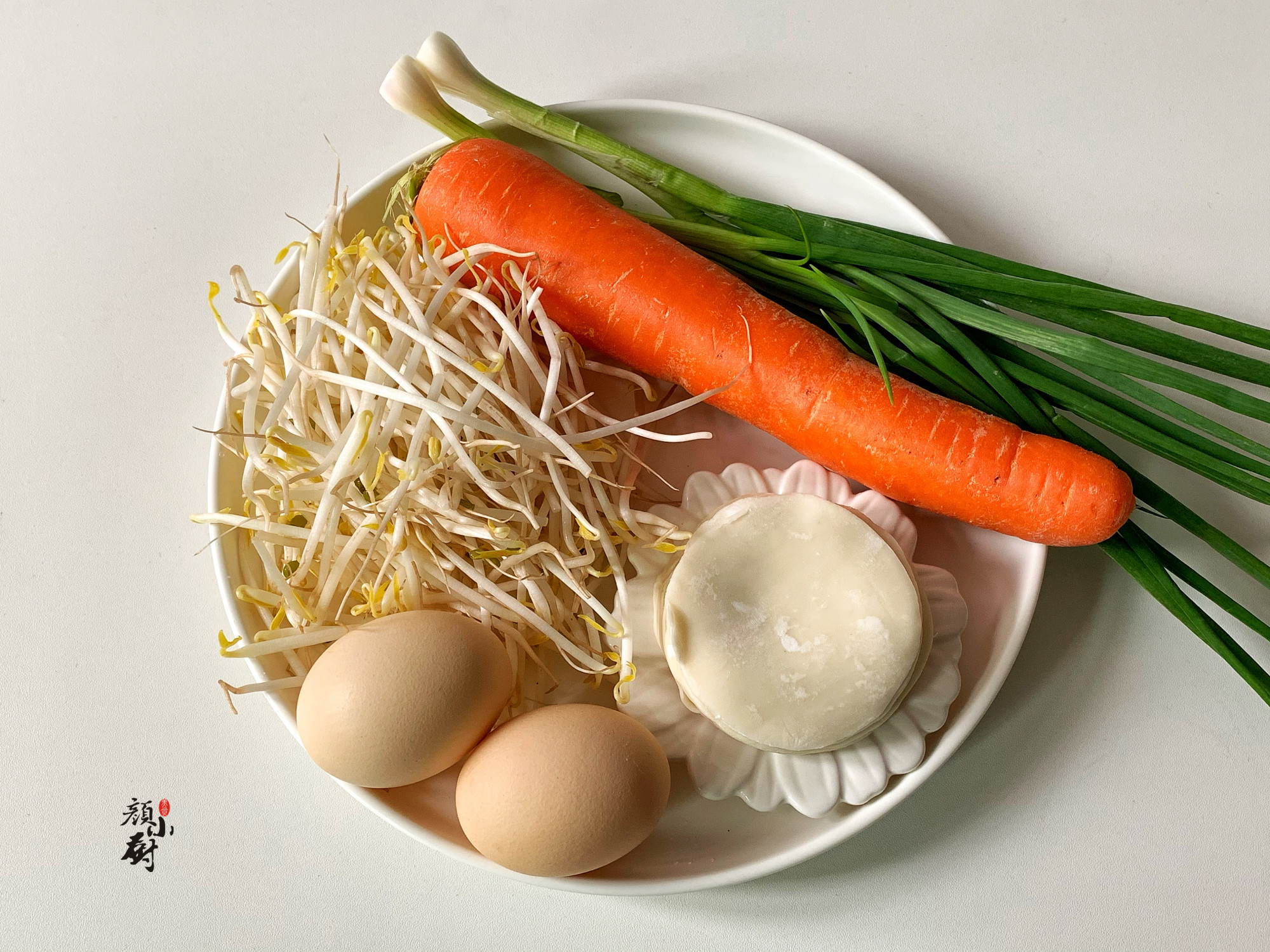 早餐，我常做這個吃，食材買來包上餡煎一煎，真美味