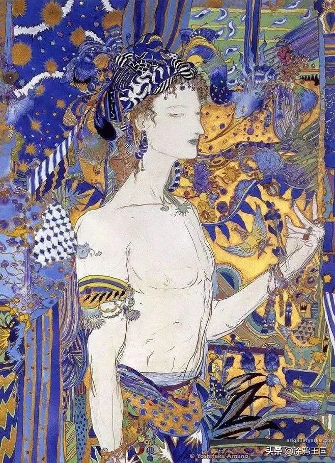 天野喜孝 冷酷的幻想 独一无二的 天野流 插画分享 涂鸦王国 Mdeditor