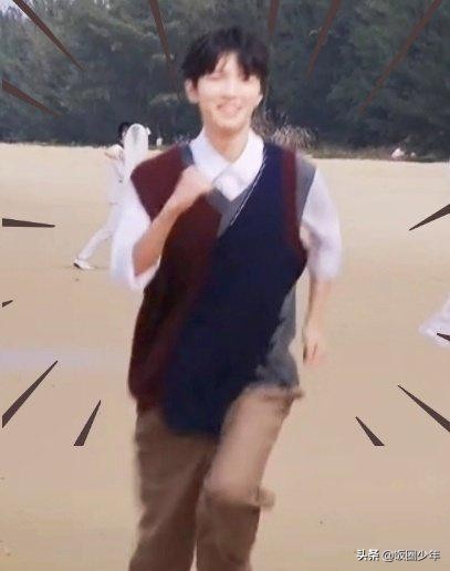 Seaside of Wang Junkai come across films marry the sweethearts that illuminate, his reaction is too comical as a result