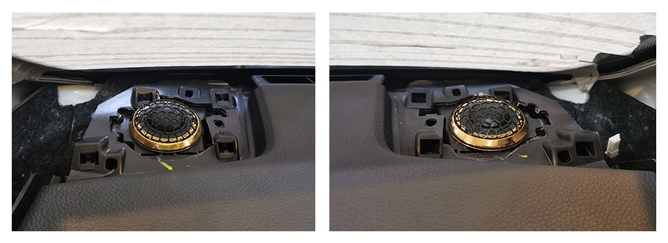 原位換裝三分頻加純碳纖超低音 保時捷卡宴精致改裝出靚聲