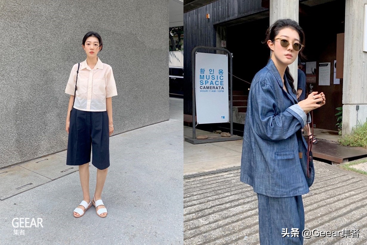 看这个韩国女生用基本单品，穿出各种Effortless Chic！