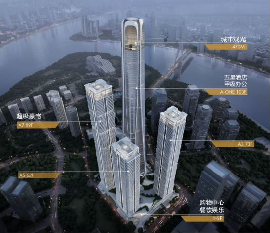 “Kinetico康尼蒂克中标重庆地标建筑，470米融创A-ONE”