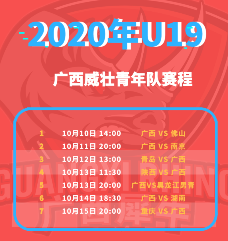 “小犀牛”出征 | 广西威壮篮球俱乐部参战全国U19篮球联赛