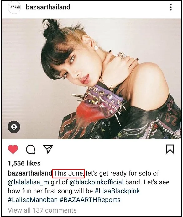 新女团成员神似JENNIE?公开即引起热议;Lisa即将SOLO出击?