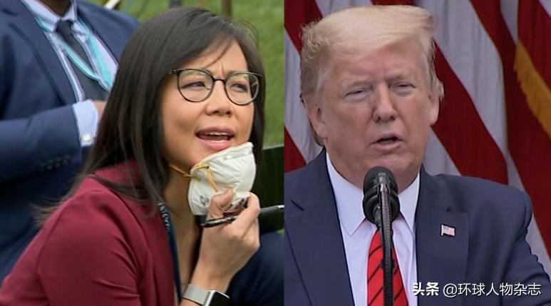 特朗普“甩锅中国”不成，遭华裔女记者怒怼，这次连美国人都为她撑腰