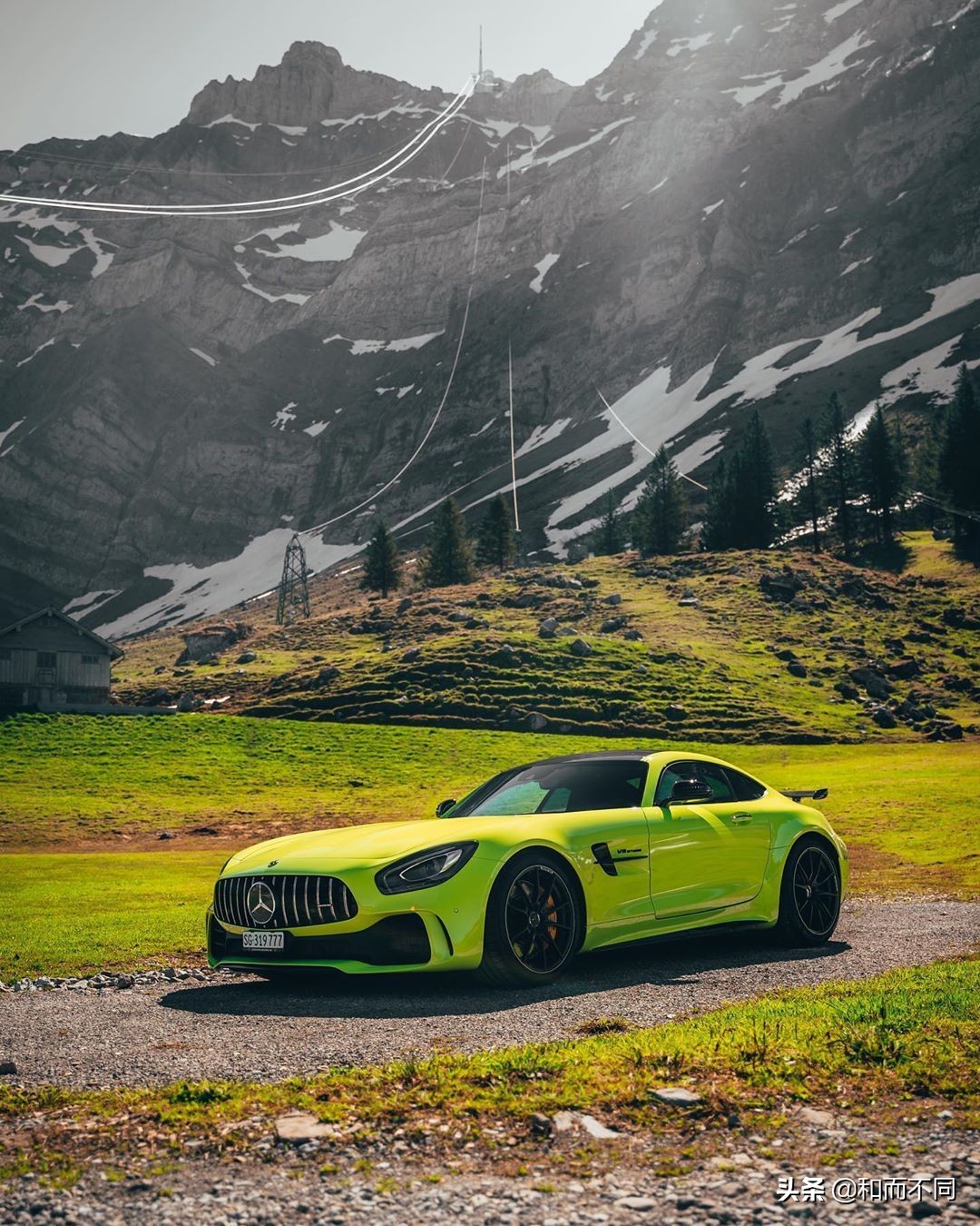 奔驰AMG GT-R绿魔诱惑，这颜色真TM像极了爱情