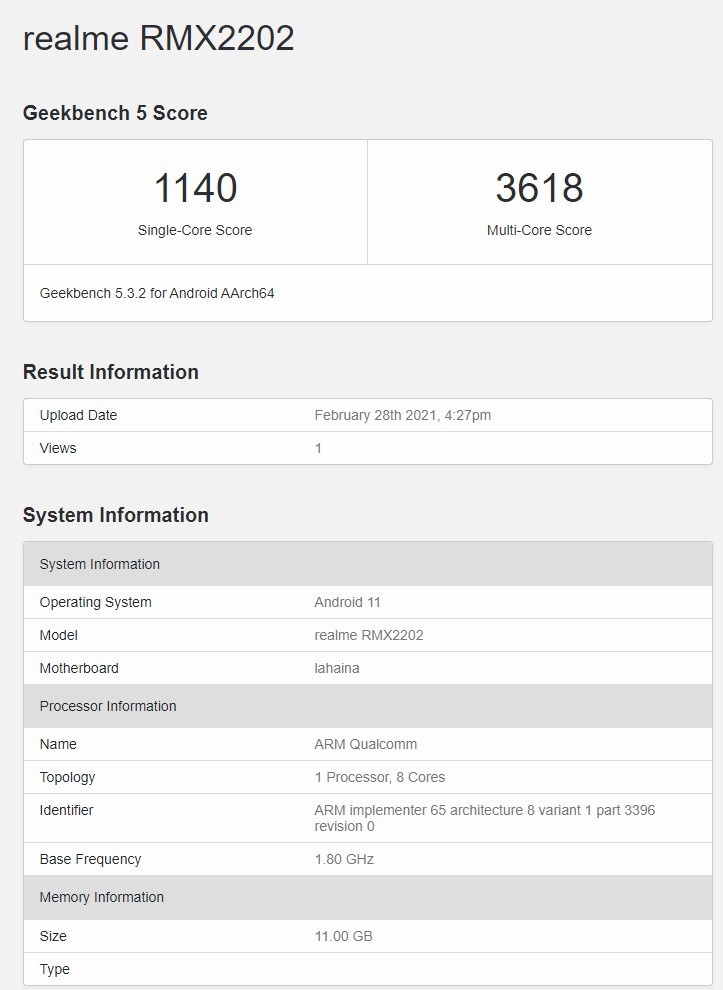 杨幂晒真机，realme GT跑分与正面照曝光
