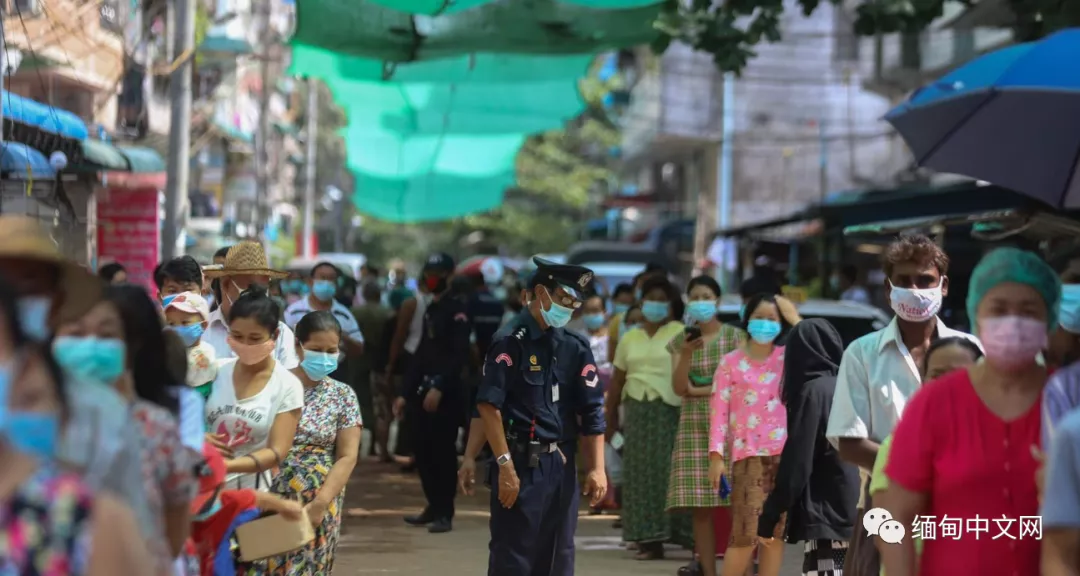 23日缅甸确诊病例破200，一镇区开展10万人健康大