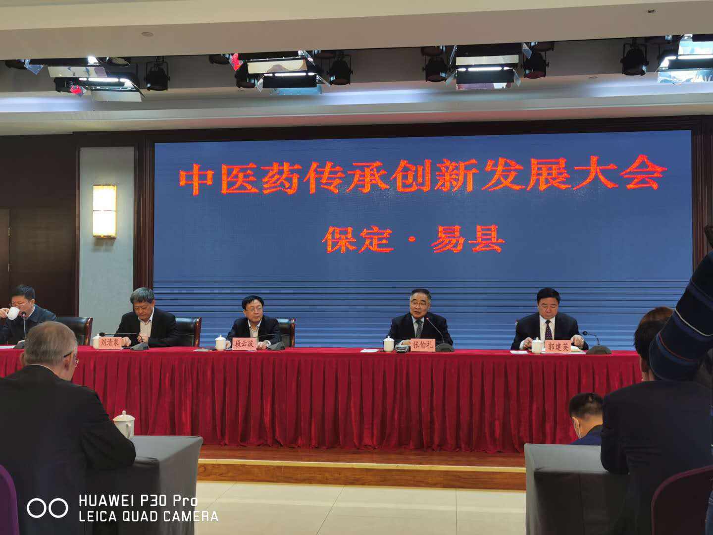 人民英雄张伯礼现身易县，共话中医药传承创新