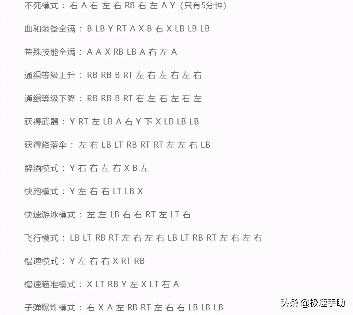 侠盗飞车gta5完整版秘籍大全 各版gta5作弊码及使用方法 资讯咖