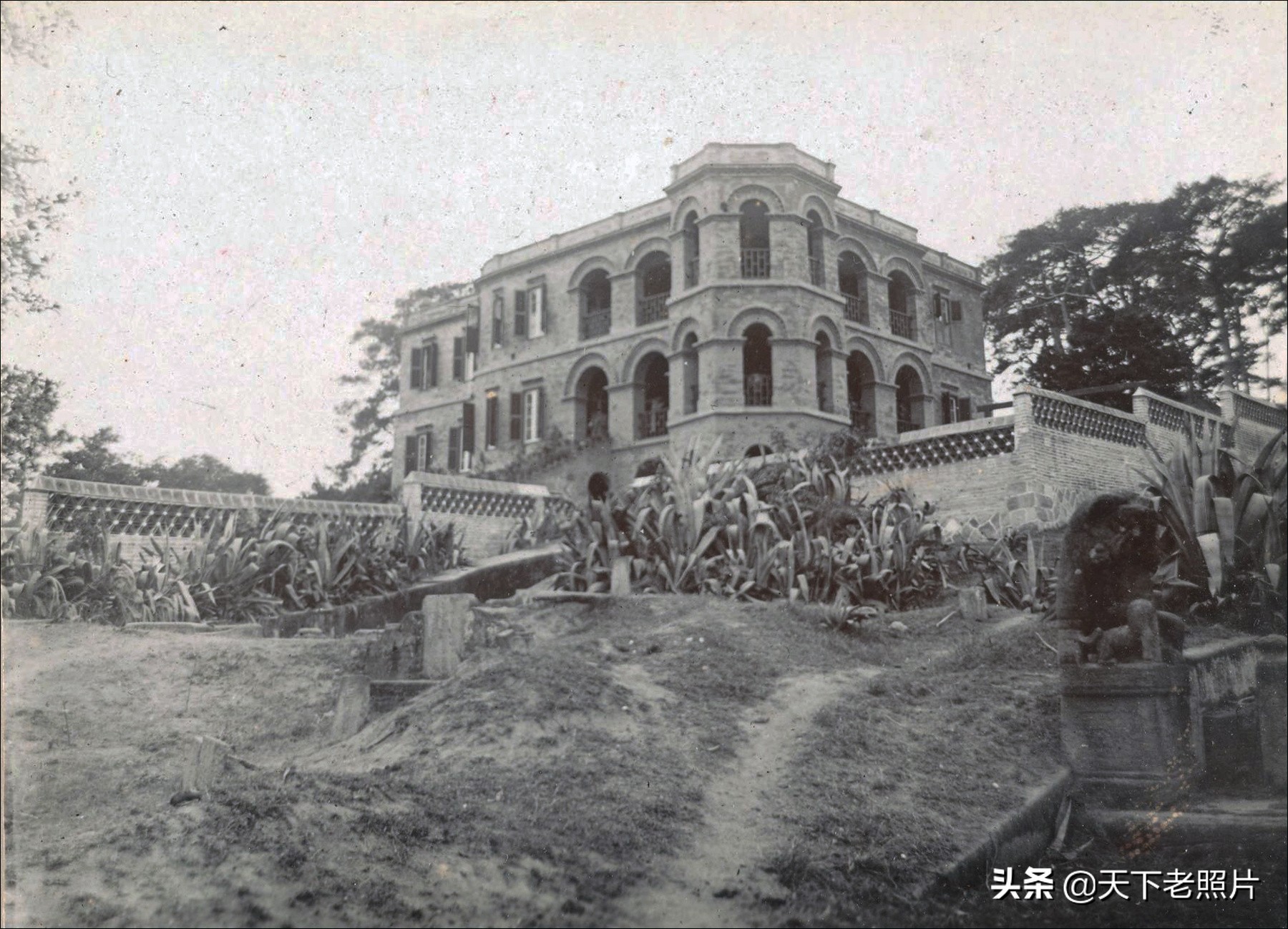 1902-1908年间福州的各式洋楼建筑老照片一览及介绍