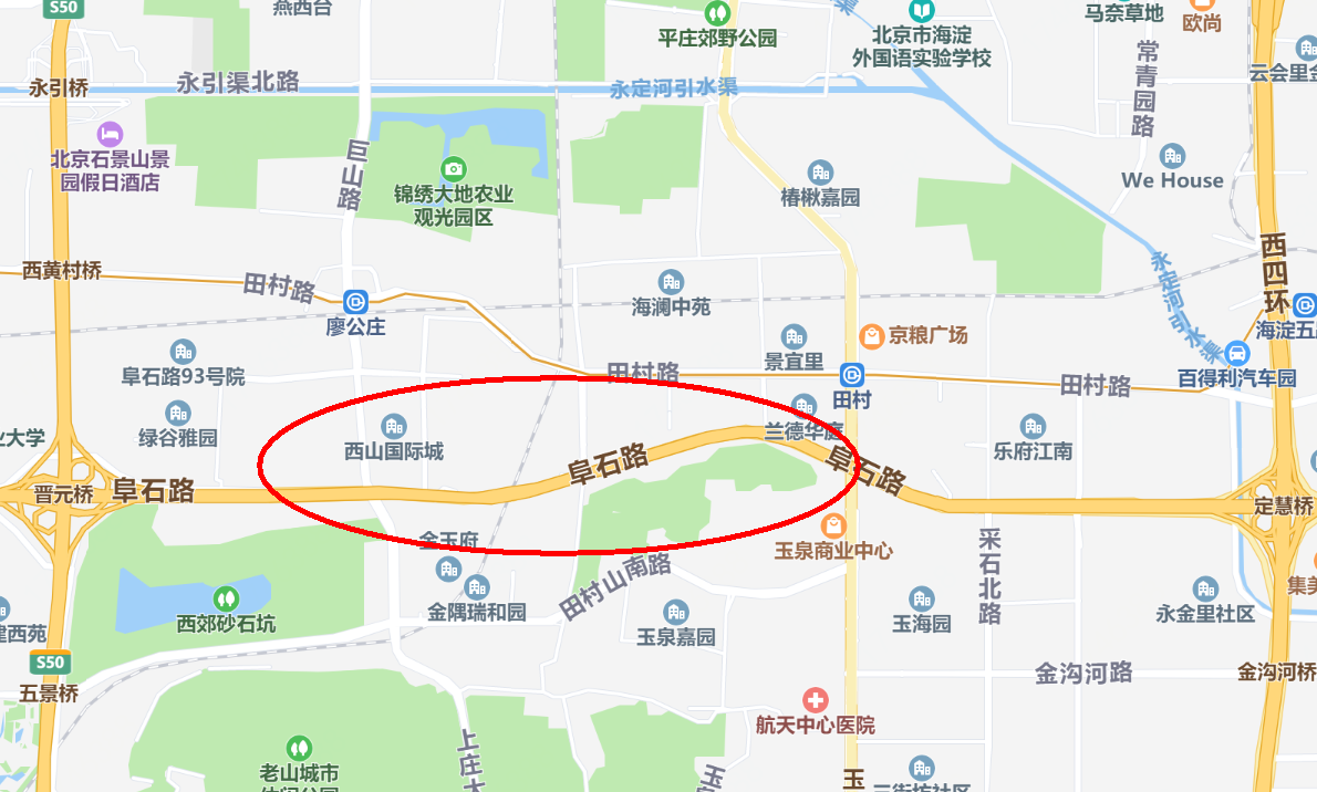 北京市海淀区的西四环外仍有不少城中村，经过