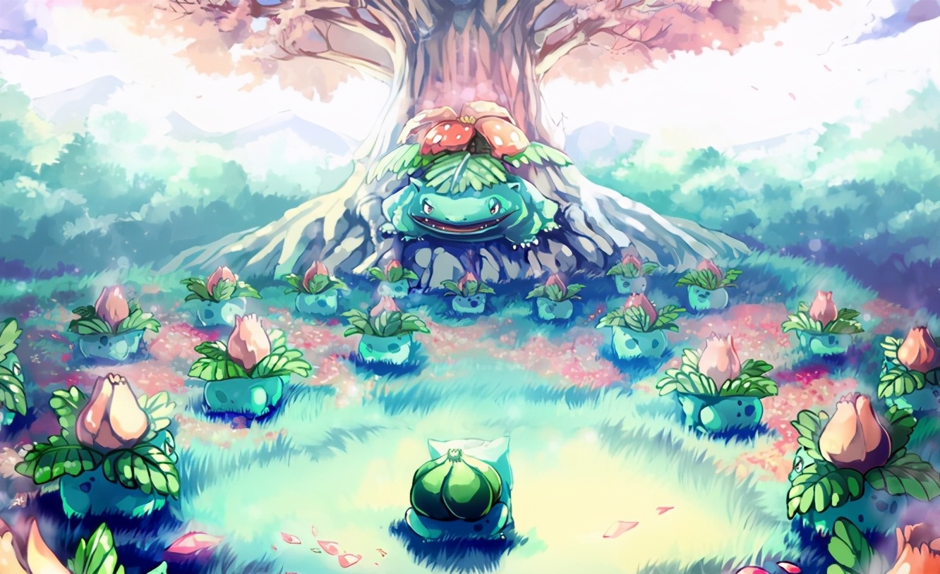 《寶可夢》來源與生態：與大花草相伴的大蟾蜍，花中王者妙蛙花