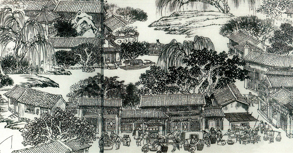 越後國中頸城郡北条村高柳村向合關川通普請敷之儀繪圖（仮題