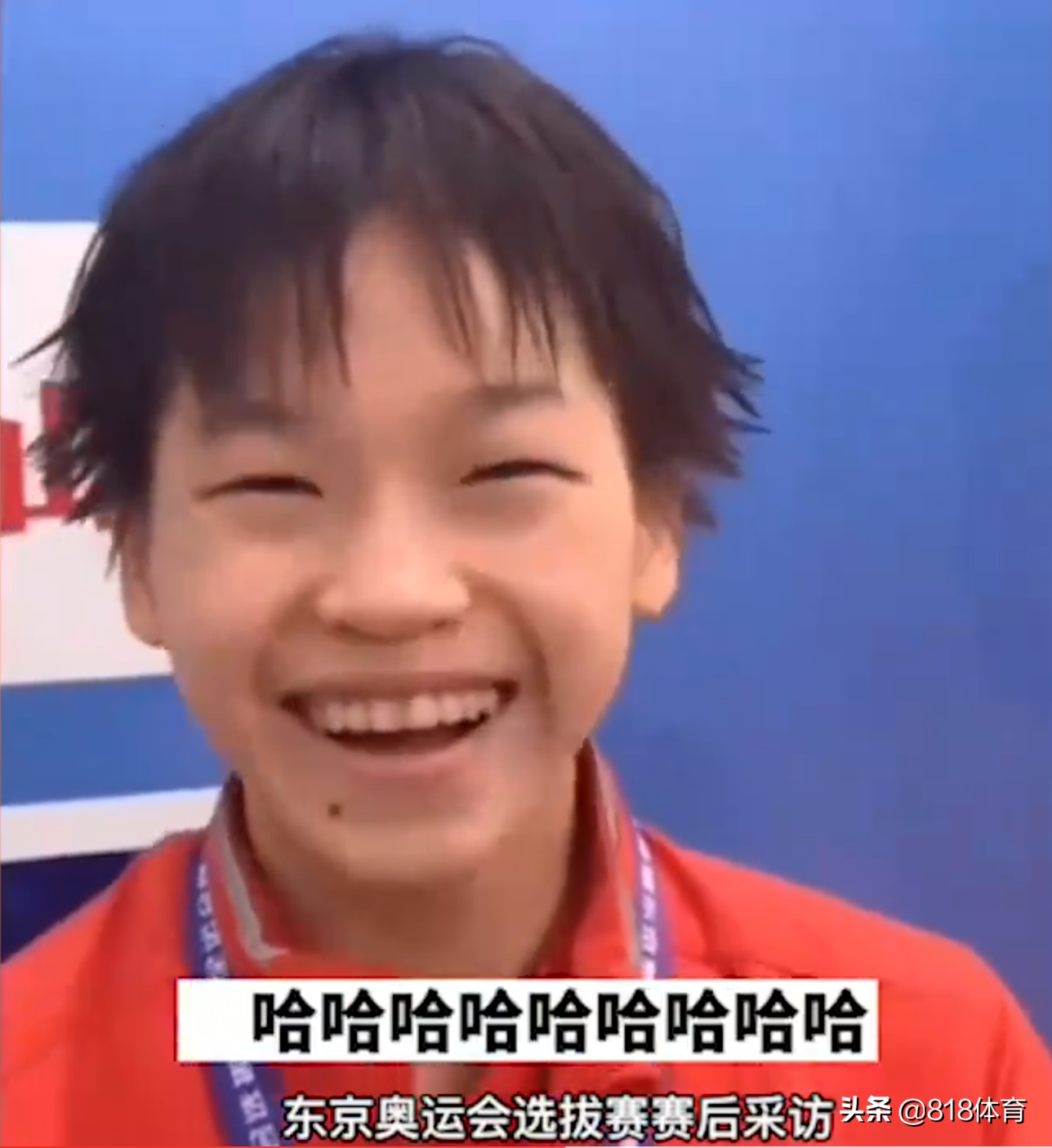 可爱!记者问全红婵:知道大家叫你谢哥杏哥吗?红姐:知道!不要笑