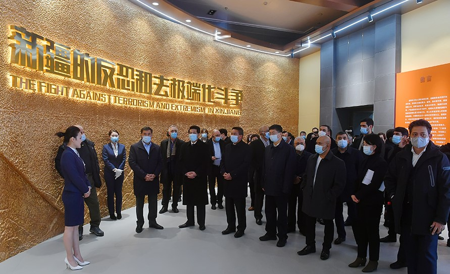 上合组织秘书长率团访问新疆：世界不能再被谎