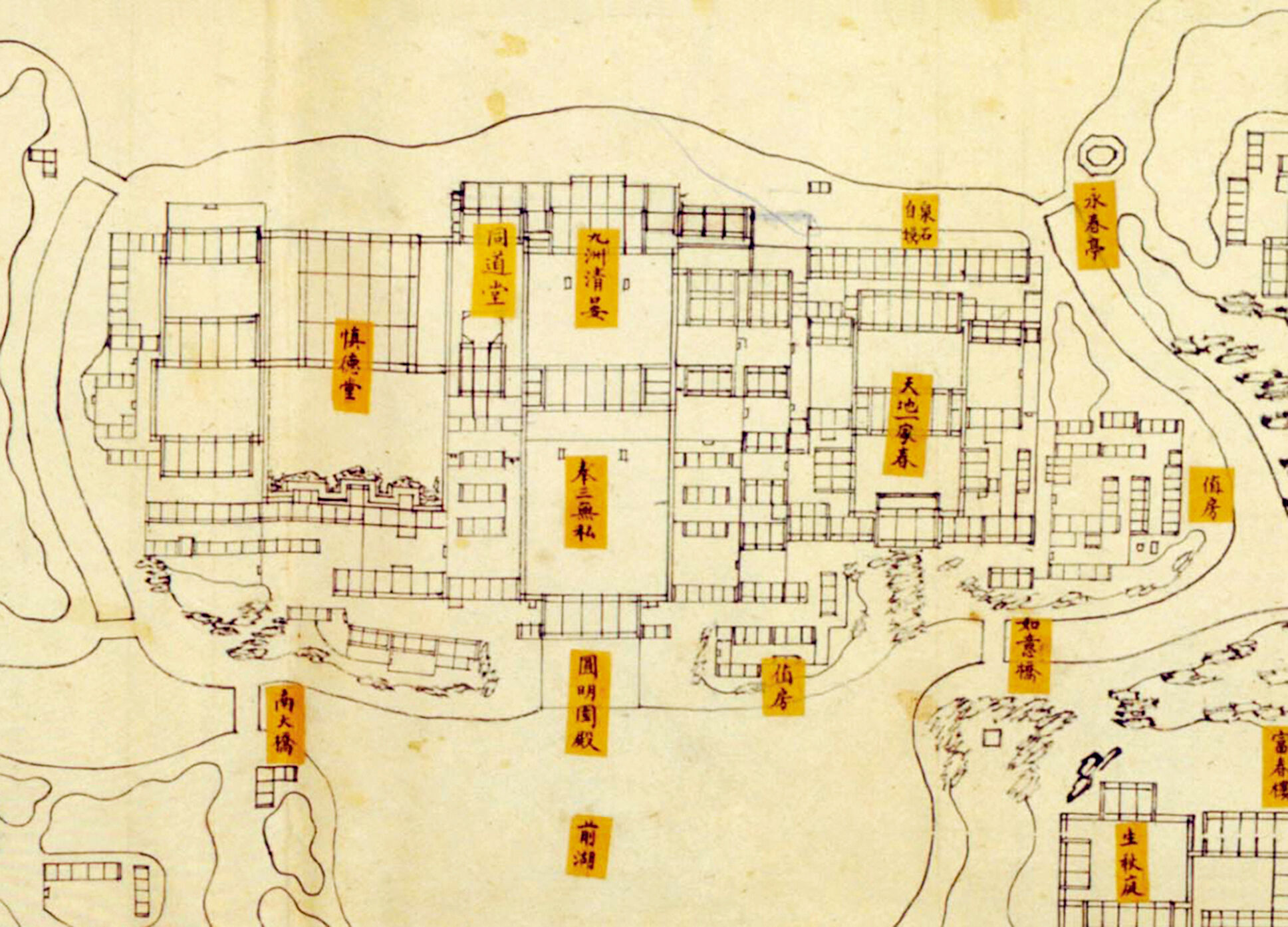 咸丰时期，圆明园自此繁华落幕，重修计划没能实现
