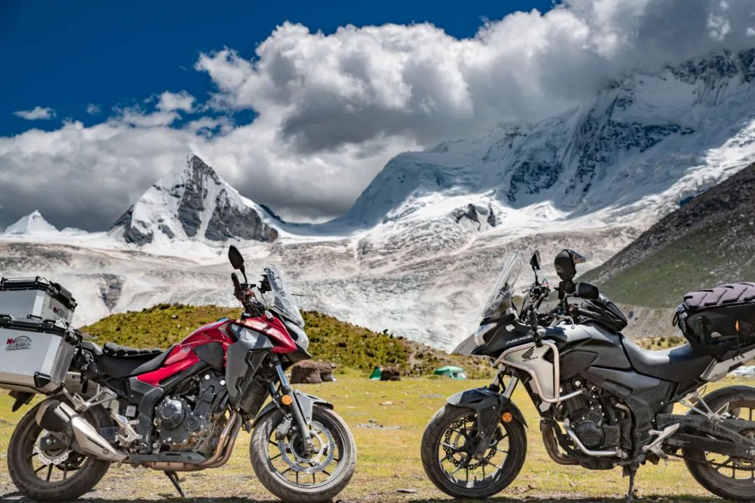 摩旅西藏的终极秘境cb400x首次抵达萨普神山