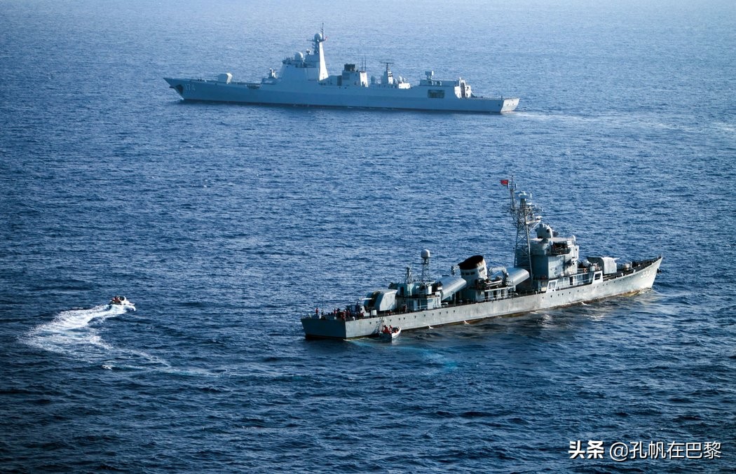 英法船艦萬里迢迢開到南海 還沒開始表演已經(jīng)成烏合之眾