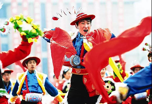 山西省原平市独有的一种民间歌舞形式——凤秧歌
