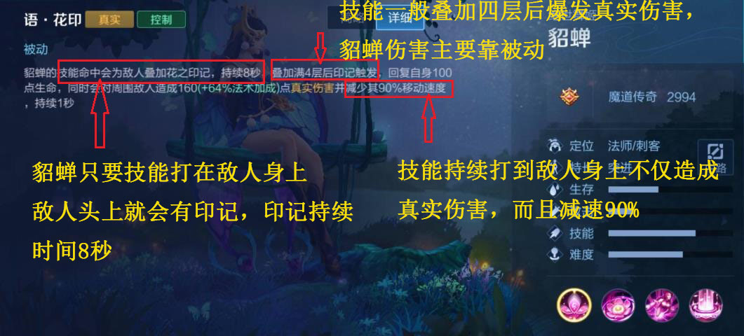 王者荣耀：貂蝉的三角打法，不要见人就跳，懂得拉扯是关键