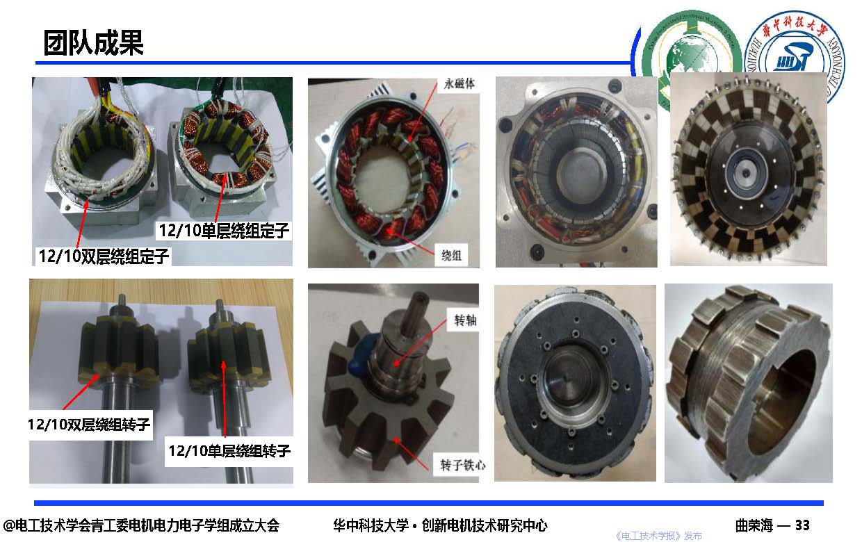 華中科技大學曲榮海教授：磁場調制—高轉矩密度電機的創新與發展