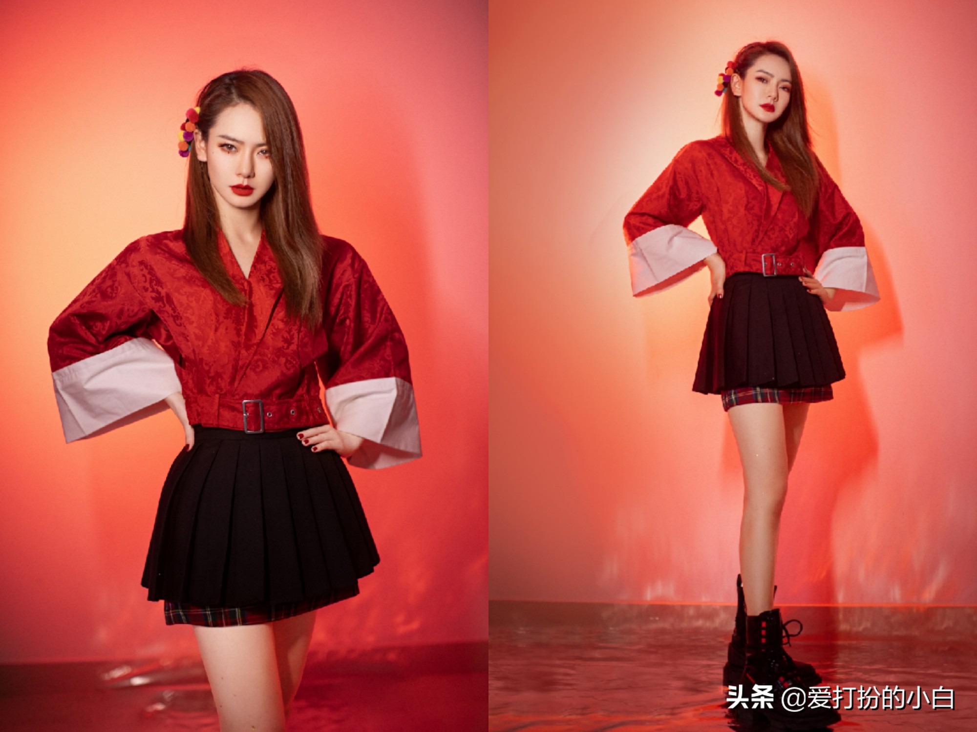 戚薇的衣服要没有一些看点，她都不会穿！时尚博主也是不容易